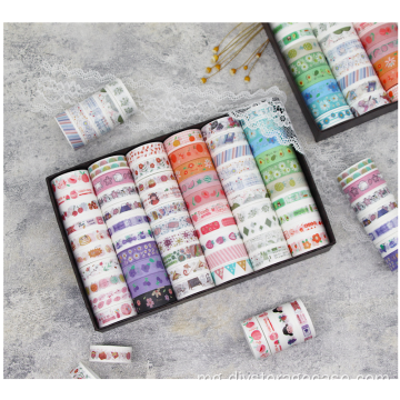 Saretan&#39;ny sariitatra 60 rolls DIY DIY DIY Stickers Box